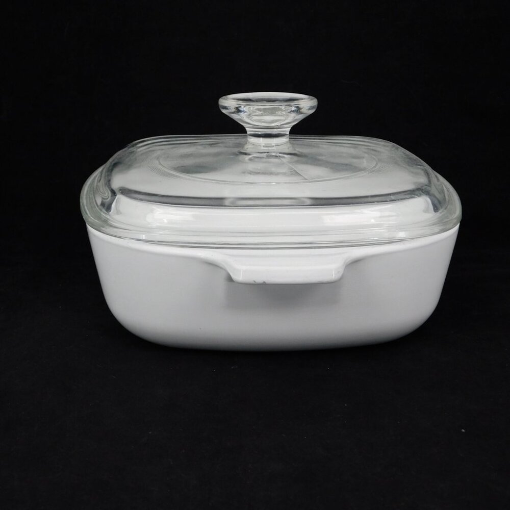 Vintage Corning Ware Blue Cornflower 1 Quart Casserole Dish P-1-B  with Lid - Picture 2 of 9